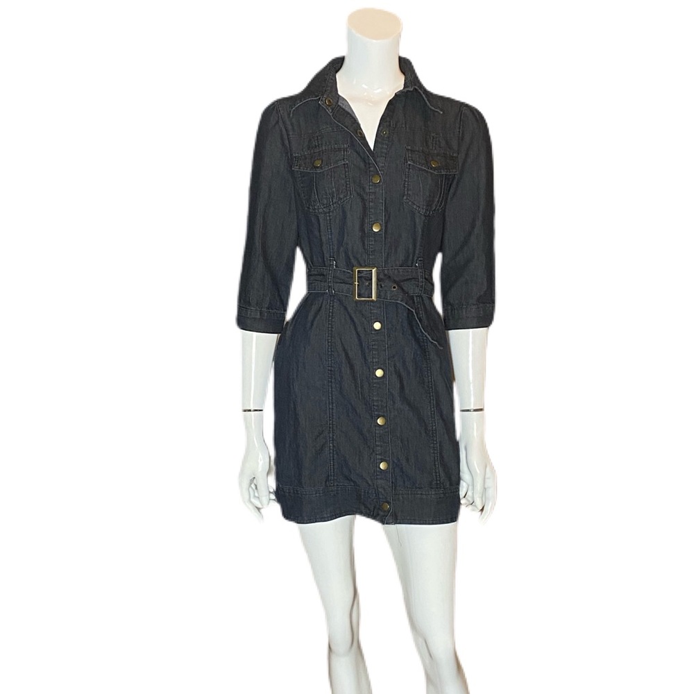 Chambray Mini Dress